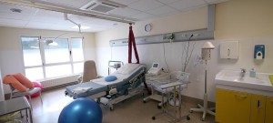 la salle de naissance